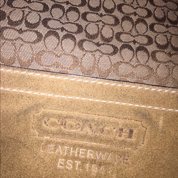 Coach Jacquard Signature tote / PRICE is FIRM - Picture 3 of 8